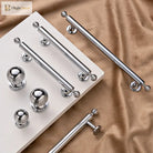 Polished Brass Cabinet Handles – PVD Gold and Chrome Wardrobe Knobs and Drawer Pulls Handles