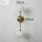 Post - Modern Wall Lamps - Led Golden Glass Light With G9 Bulb For Nordic Creative Bedroom Living