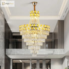 Postmodern Crystal Chandelier - Elegance For Living Rooms Villa Halls Duplex Stairwells And Middle