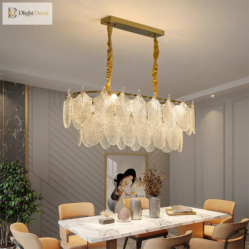 Postmodern Glass Chandelier - Elegant Lighting For Living Rooms Bedrooms Dining And Model Spaces