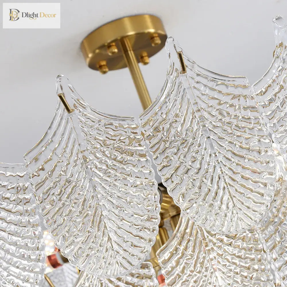 Postmodern Glass Chandelier - Elegant Lighting For Living Rooms Bedrooms Dining And Model Spaces