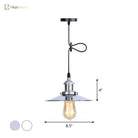 Raelynn Space With The Flared Hanging Light Fixture: Modern Industrial Meets Versatility