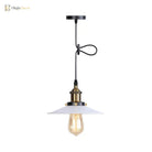 Raelynn Space With The Flared Hanging Light Fixture: Modern Industrial Meets Versatility
