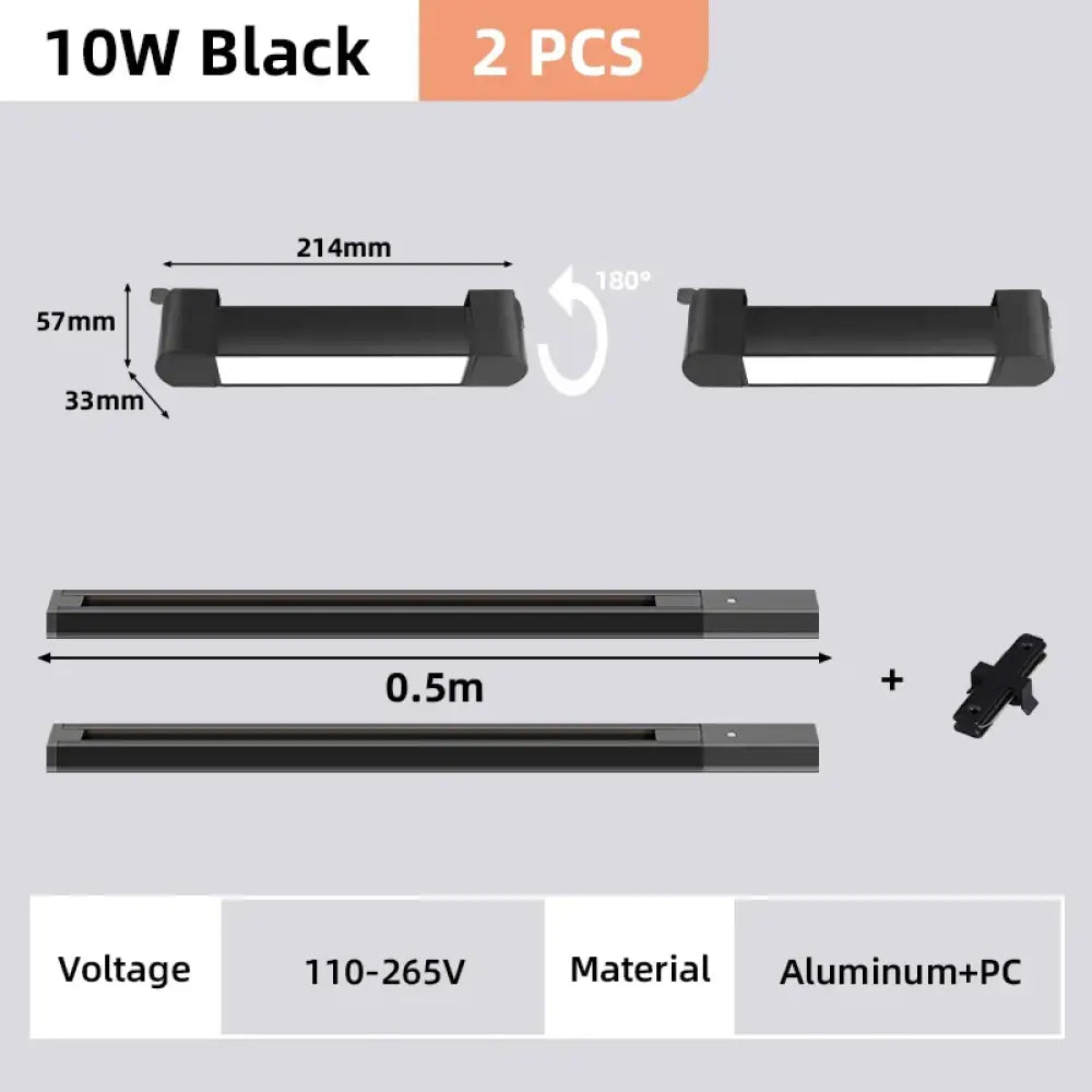 Rail Floodlight LED Clothing Store Track Light Kitchen Balcony Studio Whole Set Led Spot Lamp Home Modern Decoration