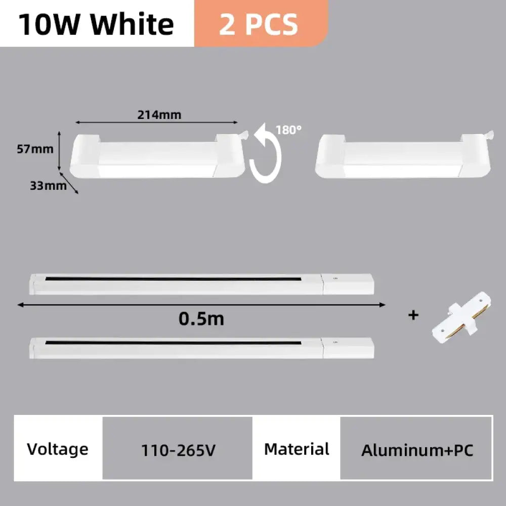 Rail Floodlight LED Clothing Store Track Light Kitchen Balcony Studio Whole Set Led Spot Lamp Home Modern Decoration