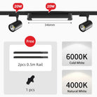 Rail Floodlight LED Clothing Store Track Light Kitchen Balcony Studio Whole Set Led Spot Lamp Home Modern Decoration