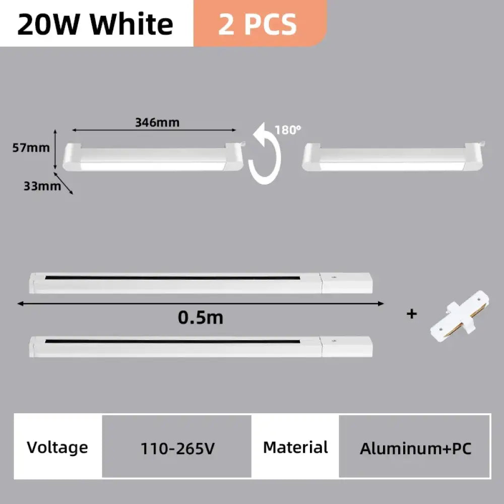 Rail Floodlight LED Clothing Store Track Light Kitchen Balcony Studio Whole Set Led Spot Lamp Home Modern Decoration