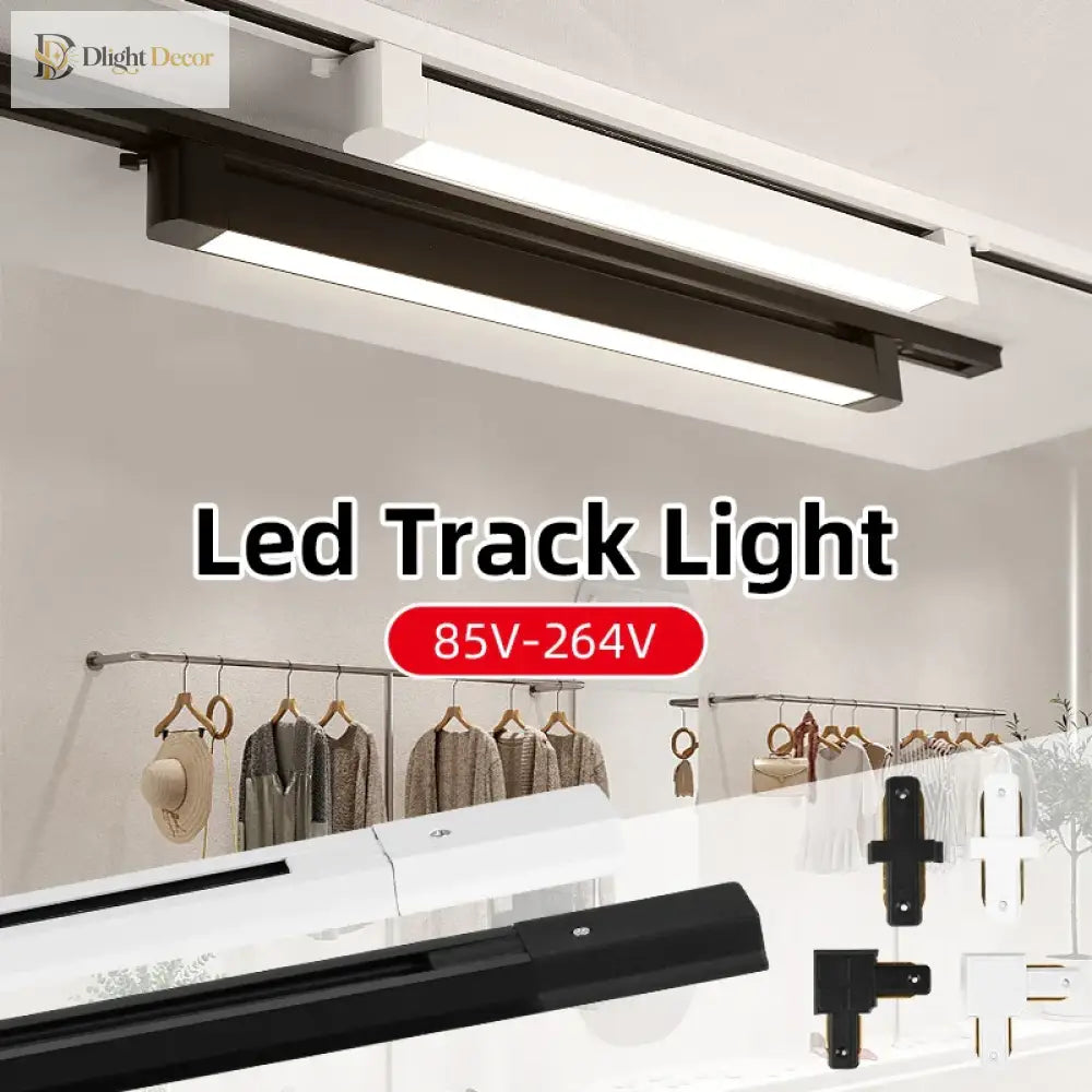 Rail Floodlight LED Clothing Store Track Light Kitchen Balcony Studio Whole Set Led Spot Lamp Home Modern Decoration