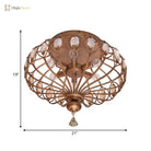 Reese Crystal Cage Chandelier: Modern Elegance Meets Timeless Charm