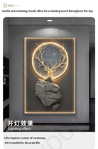 Dlight Decor Reindeer Wall Glow for Luxe Entry Spaces Wall Art