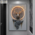 Dlight Decor Reindeer Wall Glow for Luxe Entry Spaces Wall Art
