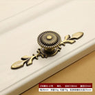 Retro Bronze Cabinet Handles - Antique Metal Kitchen Door Pulls and Wardrobe Knobs 128mm 236-Small Handles