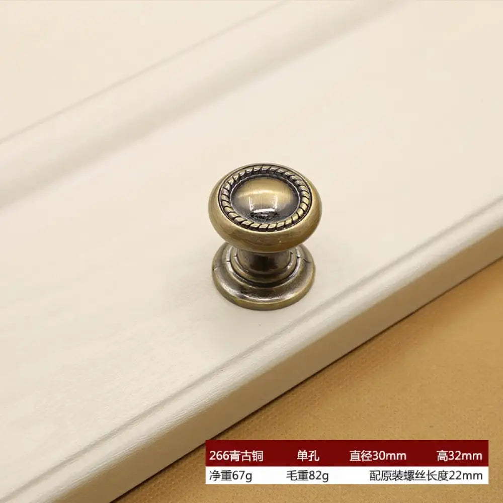 Retro Bronze Cabinet Handles - Antique Metal Kitchen Door Pulls and Wardrobe Knobs 128mm 266 Handles