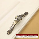 Retro Bronze Cabinet Handles - Antique Metal Kitchen Door Pulls and Wardrobe Knobs 128mm 2806-96mm Handles