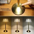 Crystal Diamond Table Lamp - Retro Led Bar Desk With Usb Rechargeable Eye Protection Night Light