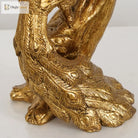 American Retro Peacock Led Table Lamp - Elegant Decorative Desk For Bedroom Office And Hotel