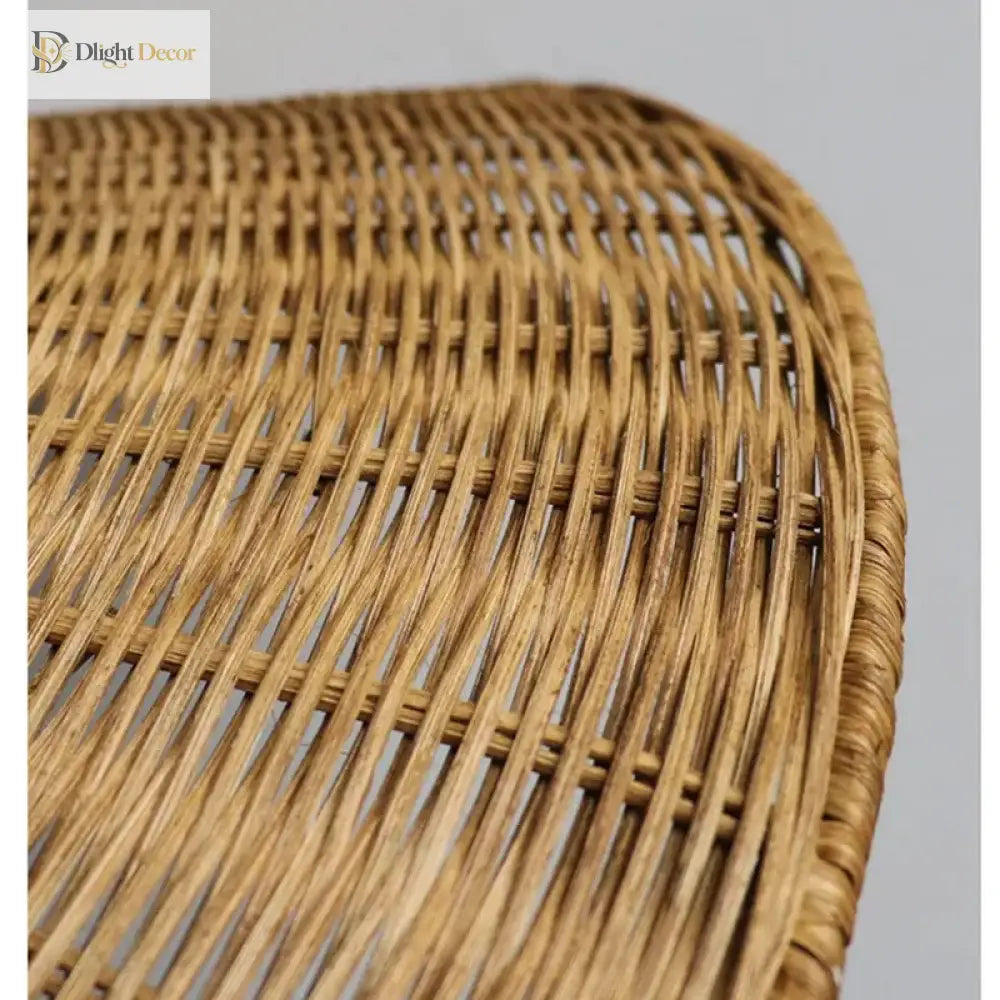 Minimalist Rattan Dou Pendant Light - Hand - Knitted Elegance For Dining Living And Kitchen Spaces