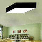 Rhombus: Modern Led Ceiling Light For A Fun And Functional Classroom Black