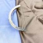 Round Hammered Brass Wardrobe Handles – Modern Knobs for Drawers Dressers and Cabinets (Circle & Semi-Circle)