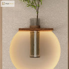 Dlight Decor Sandstone Vase Wall Lamp for Hallways Wall Art