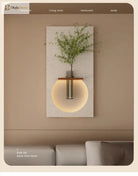 Dlight Decor Sandstone Vase Wall Lamp for Hallways Wall Art