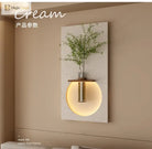 Dlight Decor Sandstone Vase Wall Lamp for Hallways Wall Art