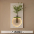 Dlight Decor Sandstone Vase Wall Lamp for Hallways B / H87CM-W50CM / Remote Dimming Wall Art