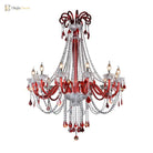 Scarlett’s Dazzling Red Crystal Chandelier