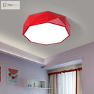 Brighten Your Space With Playful Colors: Acrylic Polygon Led Light Ceiling
