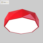 Brighten Your Space With Playful Colors: Acrylic Polygon Led Light Ceiling