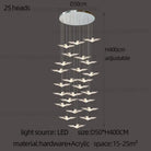LED Bird Pendant Chandelier – configuration option 15
