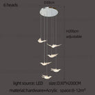 LED Bird Pendant Chandelier – configuration option 8