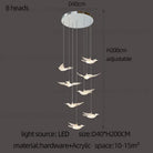 LED Bird Pendant Chandelier – configuration option 9