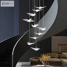 LED Bird Pendant Chandelier – product view 6