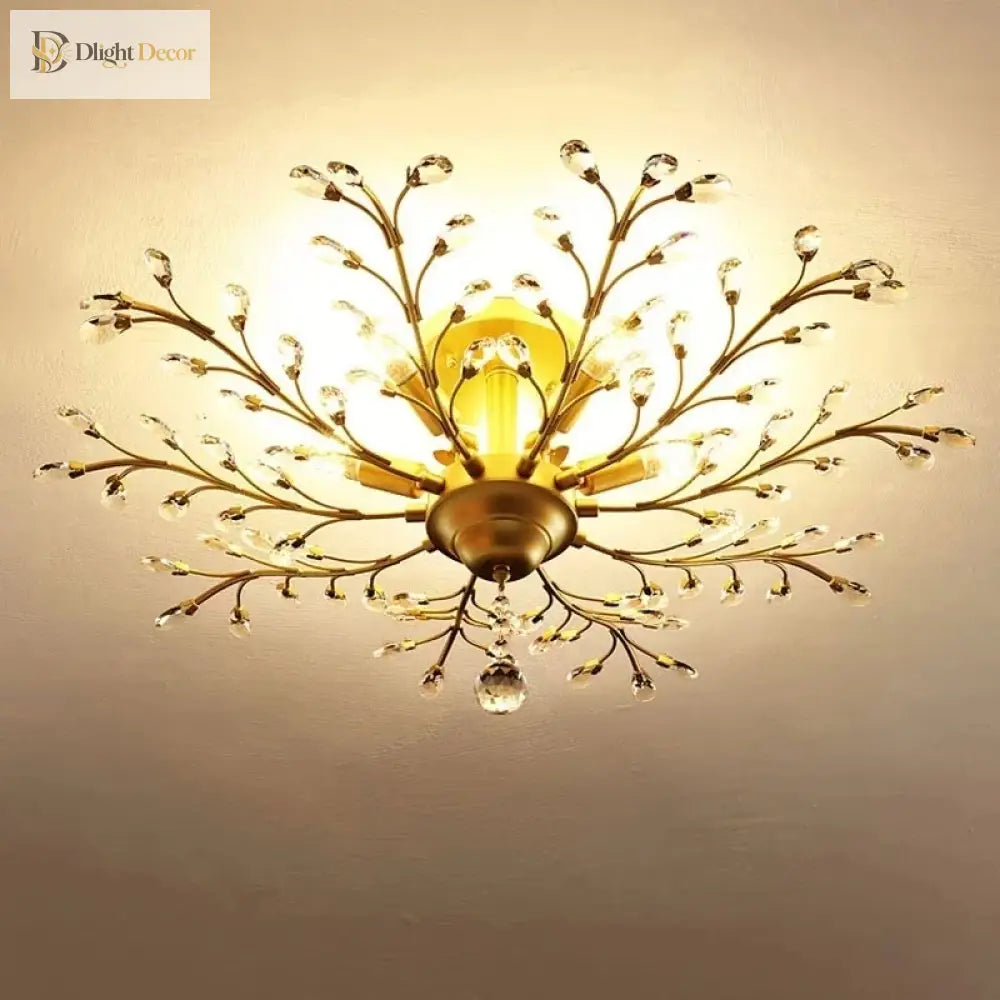 Modern Crystal Chandelier - Perfect For Living Rooms Dining Areas And Bedrooms Chandelier