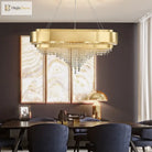 Modern Crystal Chandelier - Artful Elegance For Living And Dining Spaces Chandelier