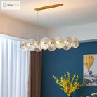 Sleek Postmodern Gold Electroplated Dining Chandelier - G9 Lighting For Bedrooms And Living Rooms