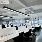 Sleek Black Contemporary Led Ceiling Light - Available In 3 Widths Pendant Lights