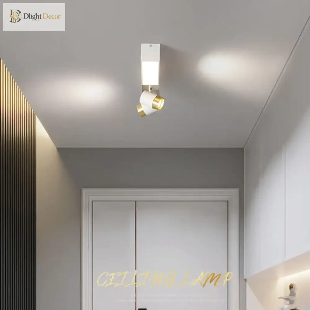 Sleek Led Rectangular Ceiling Lamp - Ideal For Study Dining Room Bedroom Corridor And Balcony