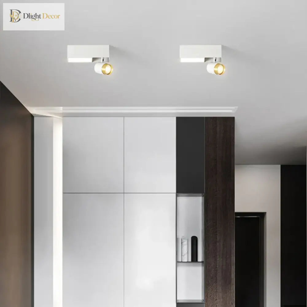 Sleek Led Rectangular Ceiling Lamp - Ideal For Study Dining Room Bedroom Corridor And Balcony