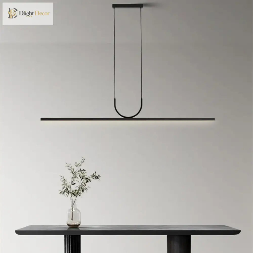 Sleek Led Ceiling Chandelier - Contemporary Lighting For Dining Tables Kitchen Islands And More