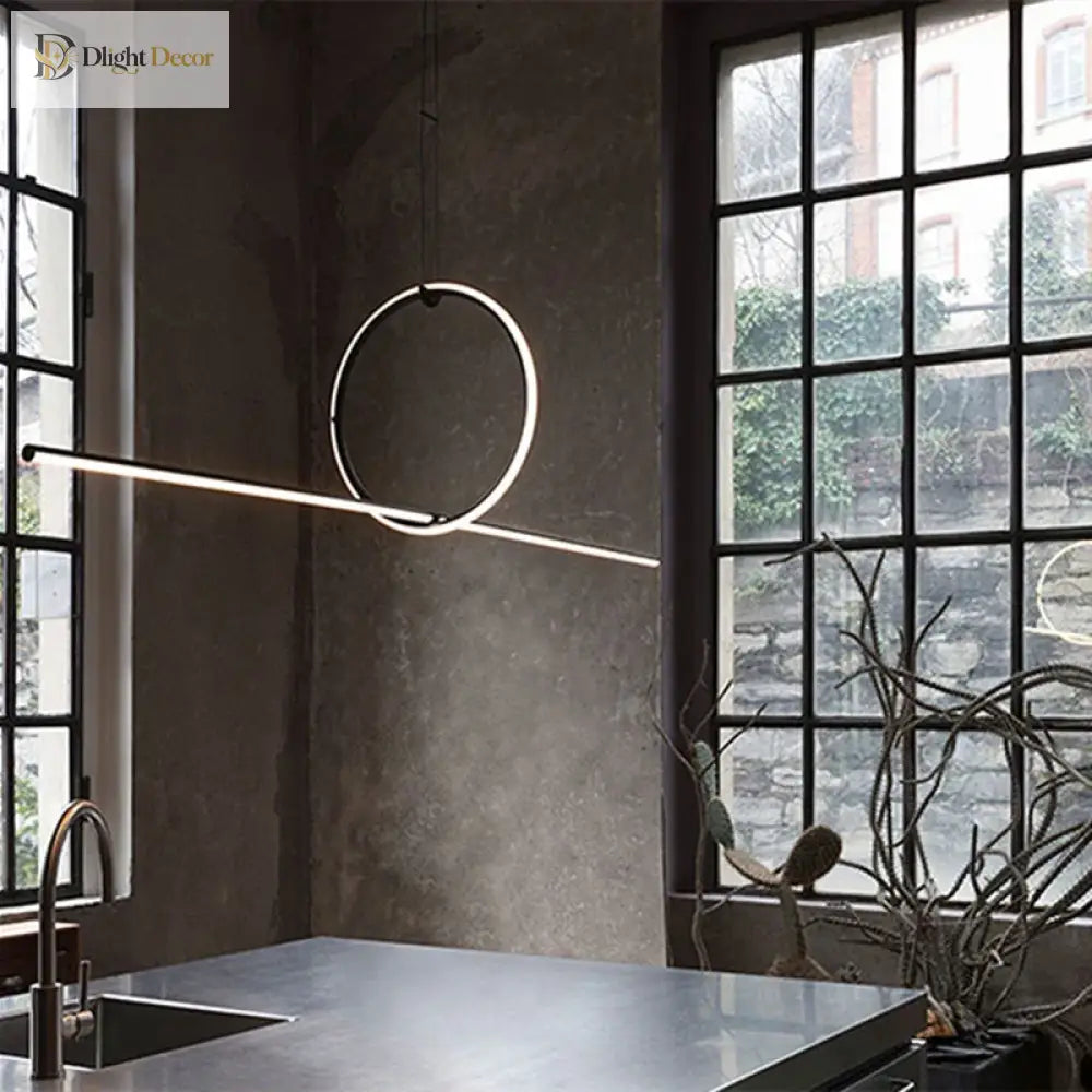 Sleek Led Pendant Light - Modern Italian Design For Restaurants Bars Bedrooms And Living Room Decor