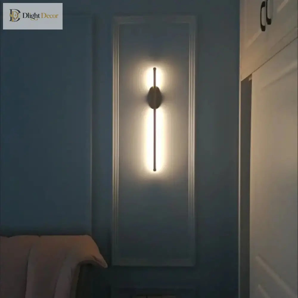 Sleek Modern Nordic Led Wall Lights - Minimalist Elegance For Living Rooms Bedrooms Corridors And