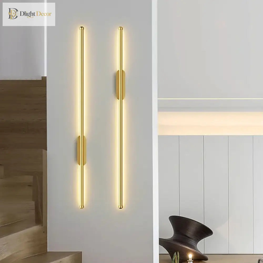 Sleek Modern Nordic Led Wall Lights - Minimalist Elegance For Living Rooms Bedrooms Corridors And