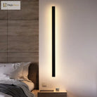 Sleek Outdoor Waterproof Long Strip Wall Lamps - Modern Elegance For Creative Villas Courtyards And