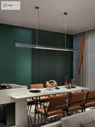Sleek One - Word Chandelier - Minimalist Lighting For Dining Rooms Kitchens And Offices Pendant