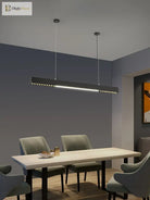 Sleek One - Word Chandelier - Minimalist Lighting For Dining Rooms Kitchens And Offices Pendant