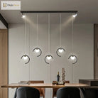 Sleek Modern Chandeliers For Dining Rooms - Stylish Pendant Lighting Fixtures Indoor Decor Lights