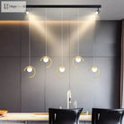 Sleek Modern Chandeliers For Dining Rooms - Stylish Pendant Lighting Fixtures Indoor Decor Lights