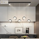 Sleek Modern Chandeliers For Dining Rooms - Stylish Pendant Lighting Fixtures Indoor Decor Lights